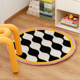 Round Chubby Checker Rug S