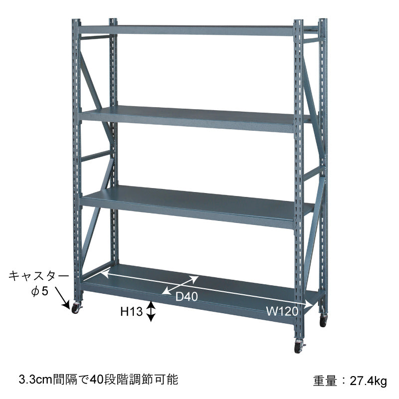 Lardo Boltless Rack 3D Green