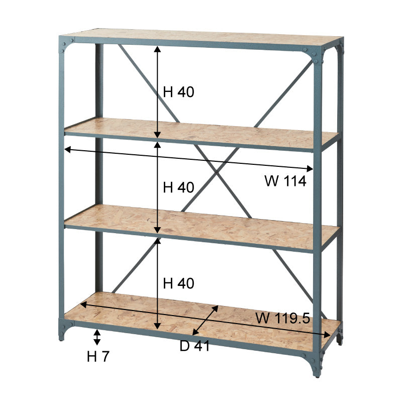 Wide Rack 3 Tiers Black