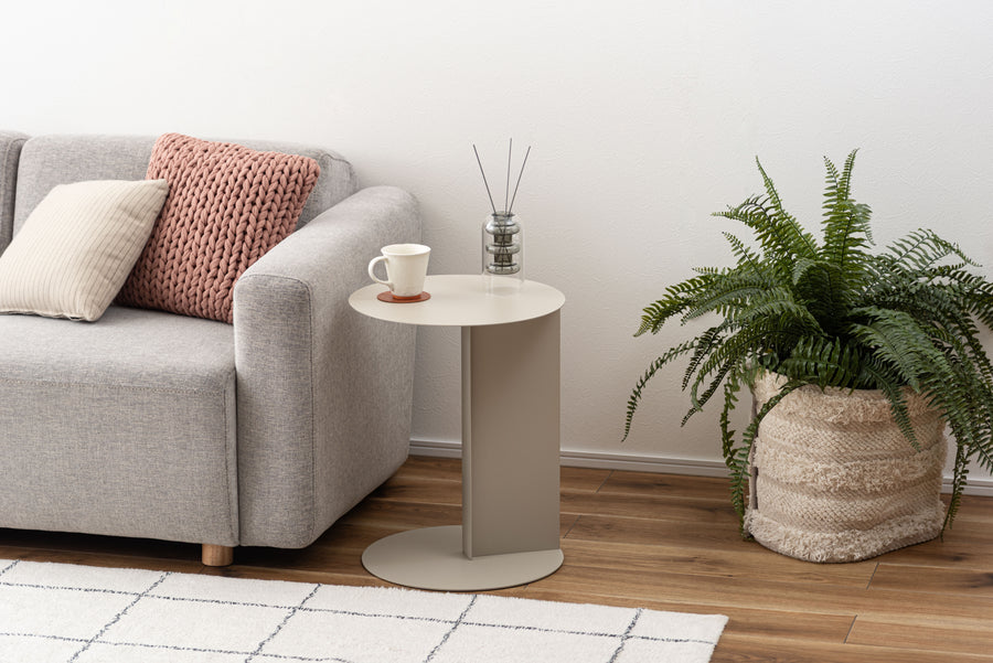 サイドテーブル ベージュ