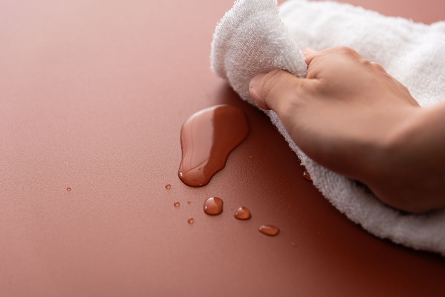 サイドテーブル オレンジ