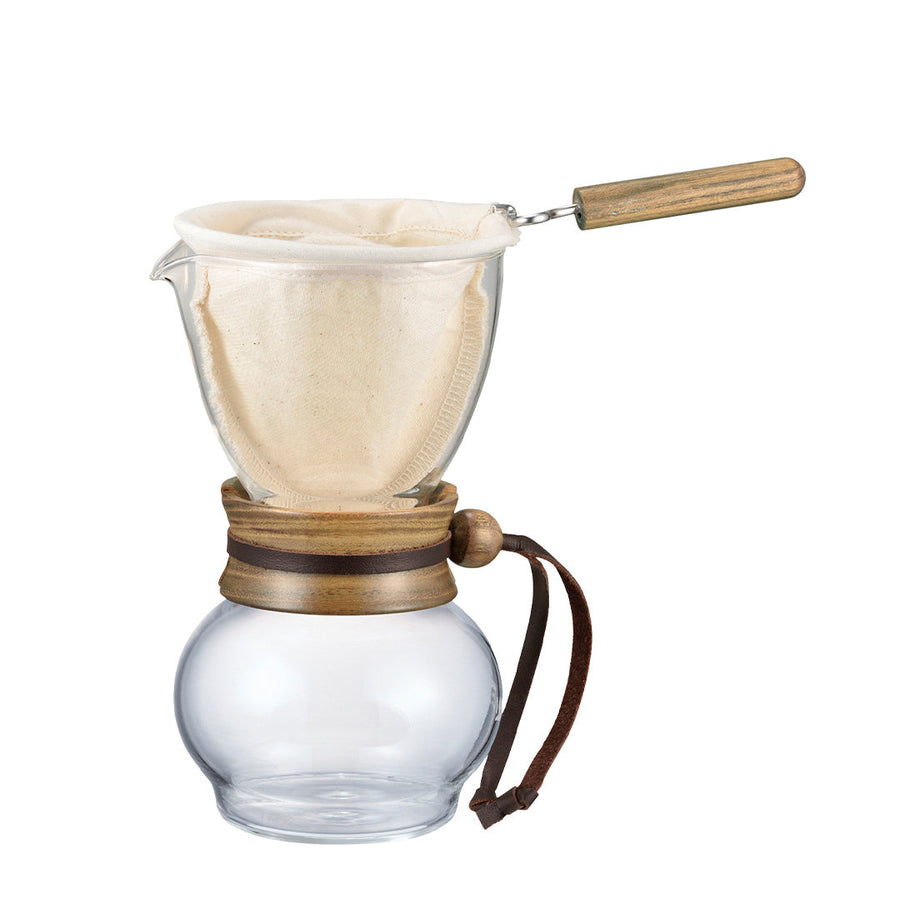 Drip pot wood neck for 1 person