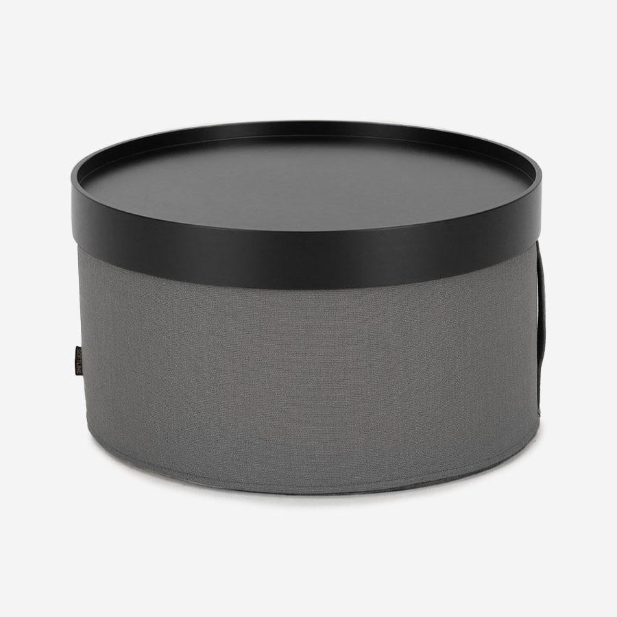 DRUMS POUF Gray Diameter 60 SOFTLINE