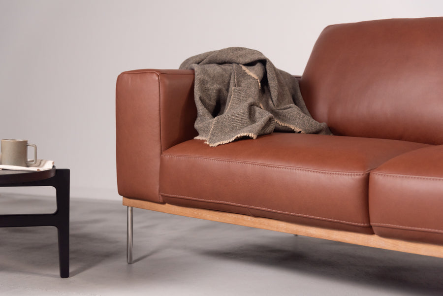 Rhubarb sofa brown