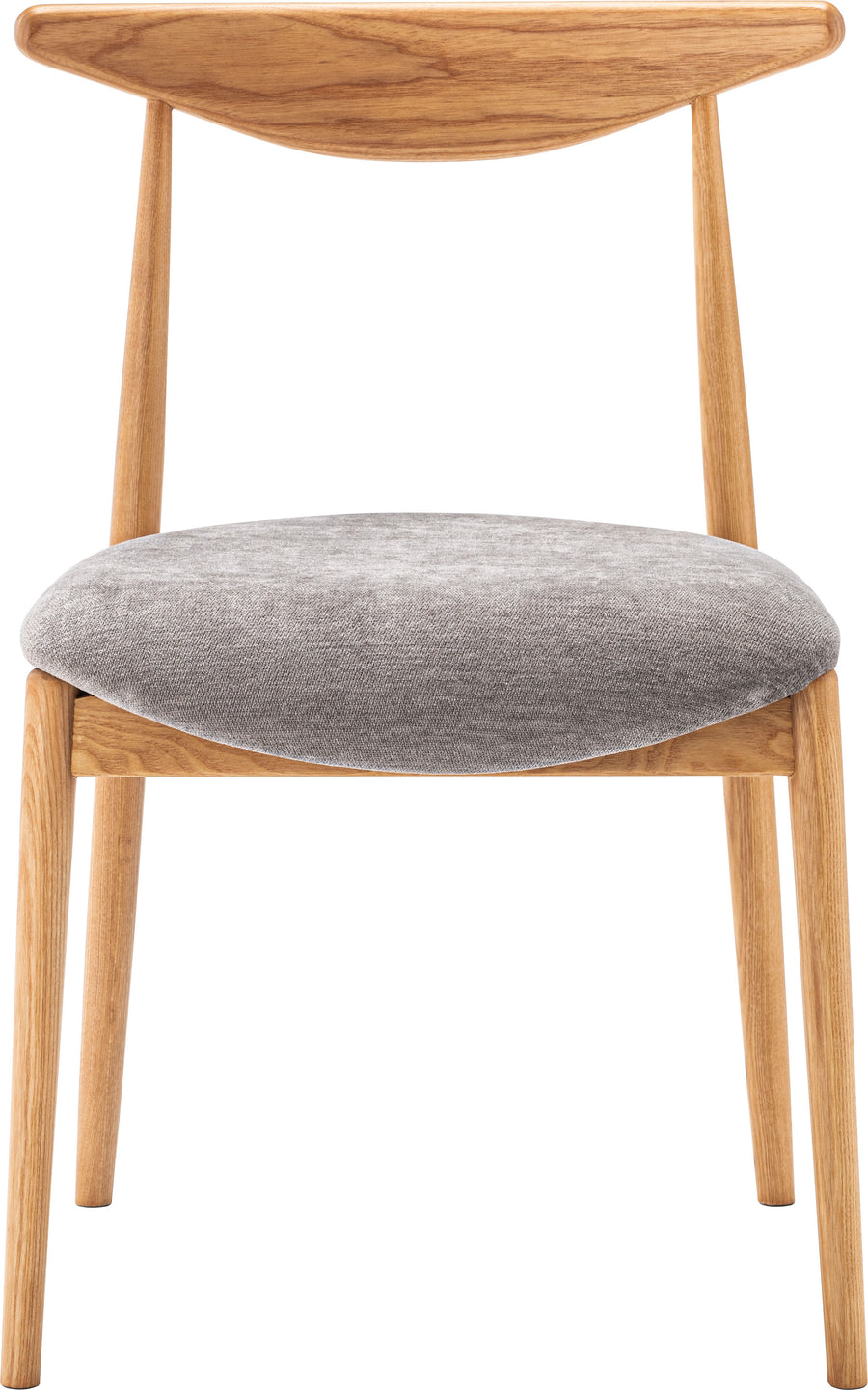 Dill Dining Chair Natural Frame Grey