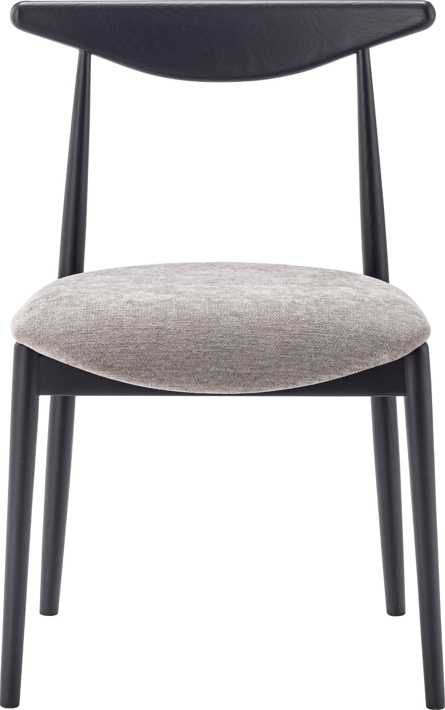 Dill Dining Chair Black Frame Grey