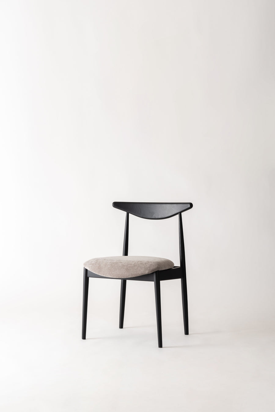 Dill Dining Chair Black Frame Grey