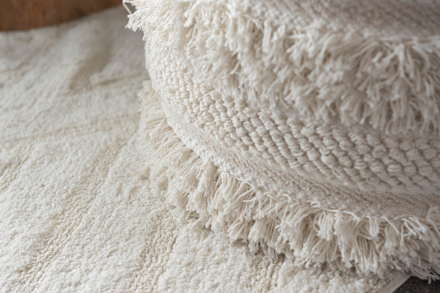 ラウンドスツール ベージュ