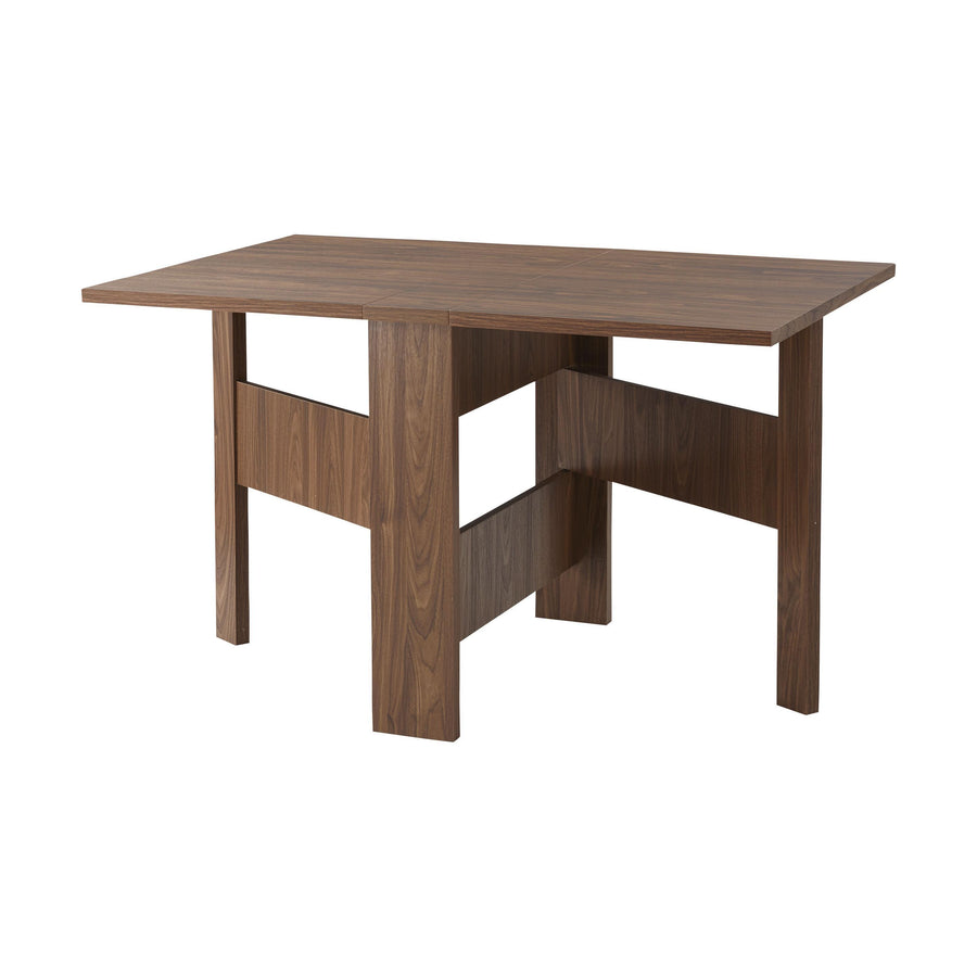 Folding dining table brown