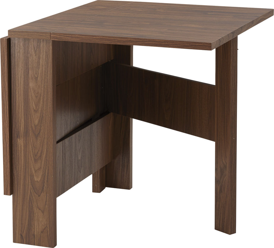 Folding dining table brown