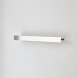 Gallery Shelf Oak base / Brushed Steel Front 60cm