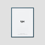 Petrol Wood Frame A4