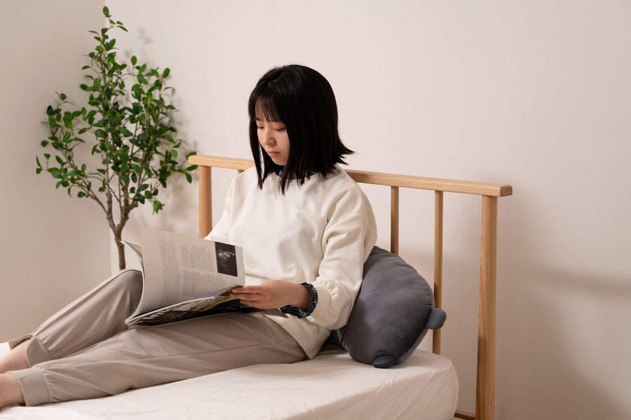 Body pillow dark grey