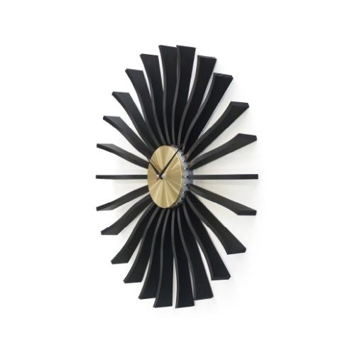 George Nelson Flutter Clock Matte Black