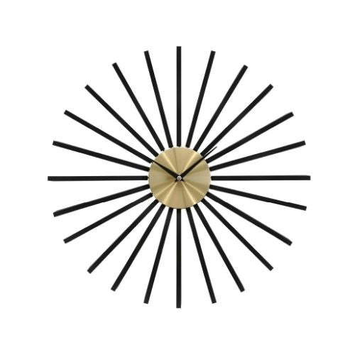 George Nelson Flutter Clock Matte Black