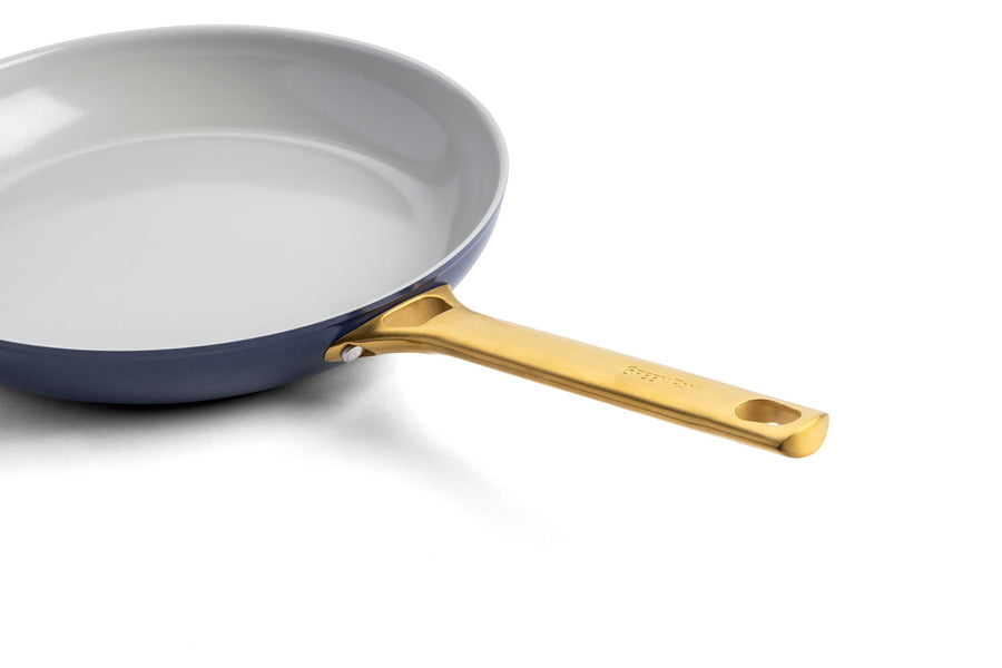 Padua (dark blue) frying pan 26cm + glass lid 26cm set, suitable for induction and gas stoves