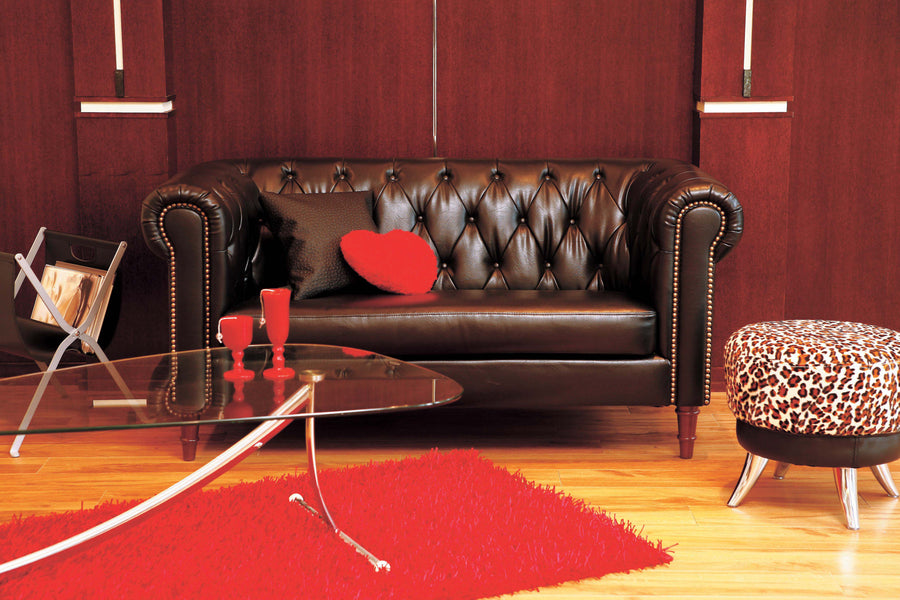 フェリーニ 2人掛 ブラック