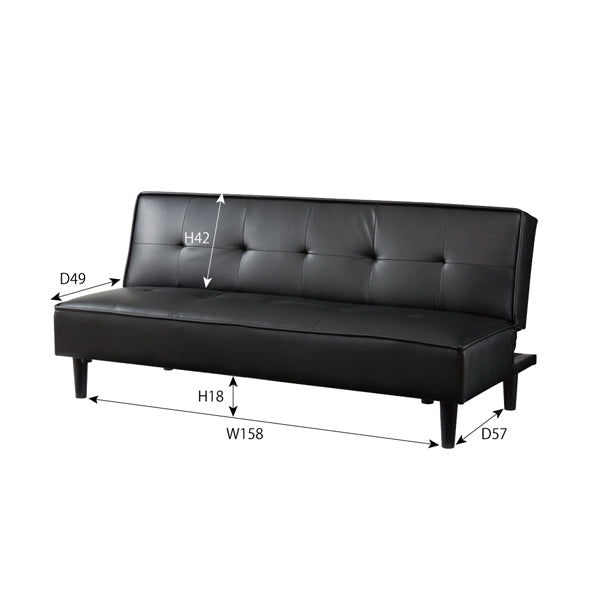 Sofa bed black