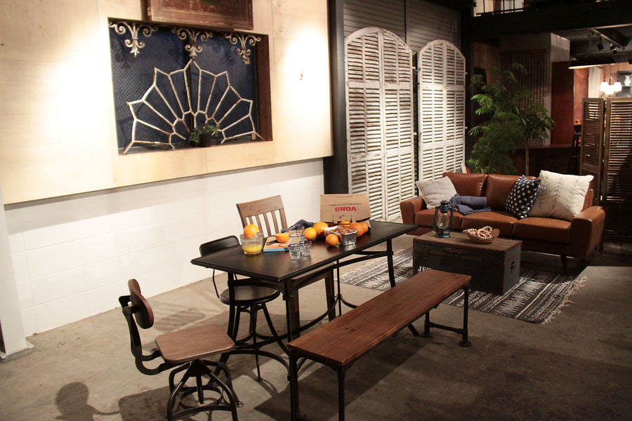 ジェネラル 3人掛け ブラウン