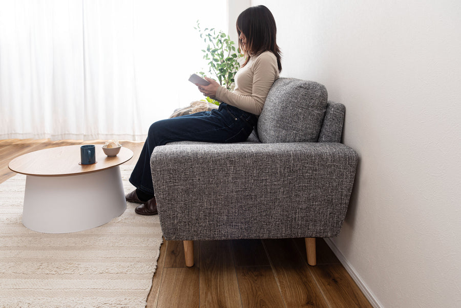 ルシア 3人掛 グレー