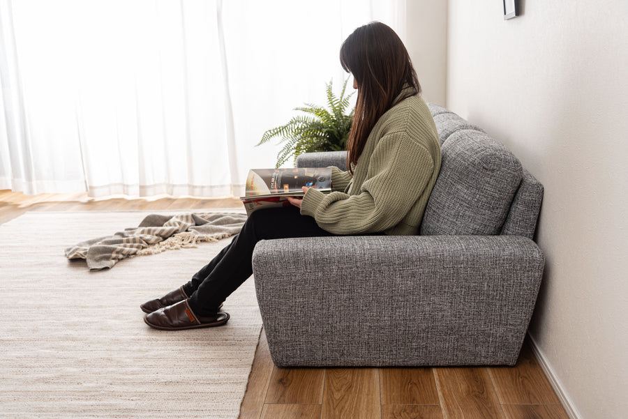 ルシア 3人掛 グレー