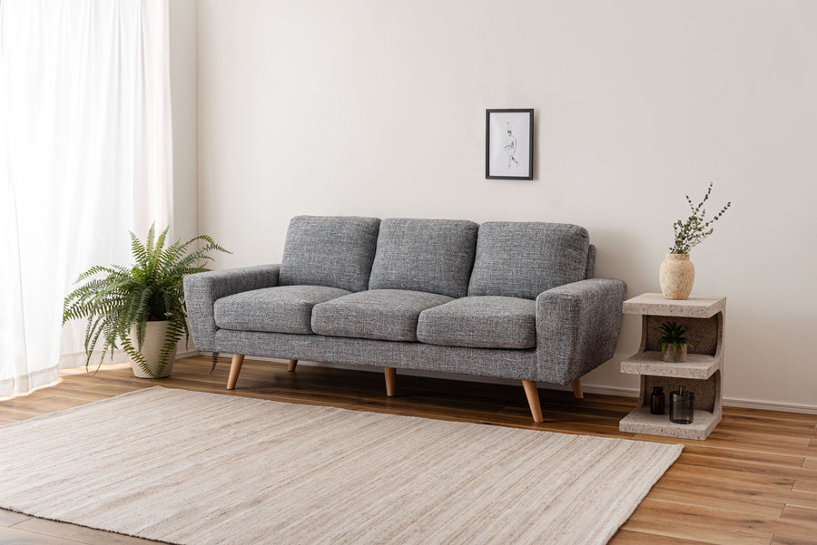 ルシア 3人掛 グレー