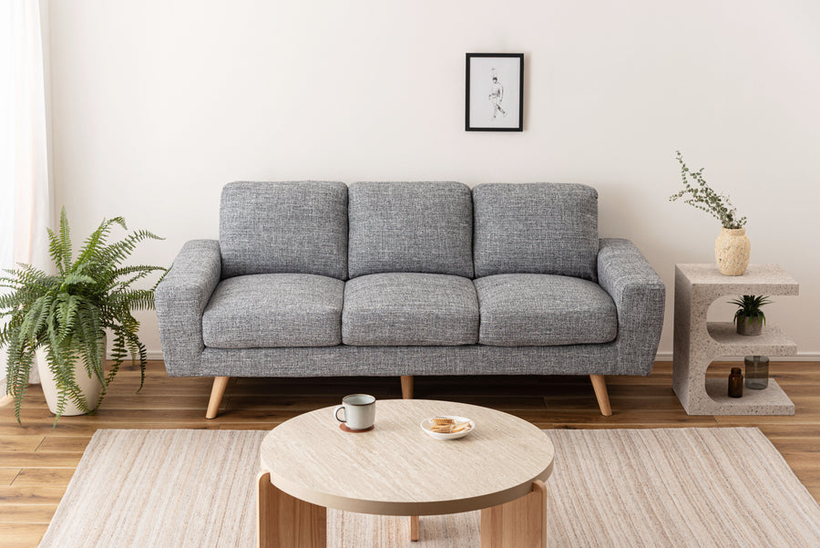 ルシア 3人掛 グレー