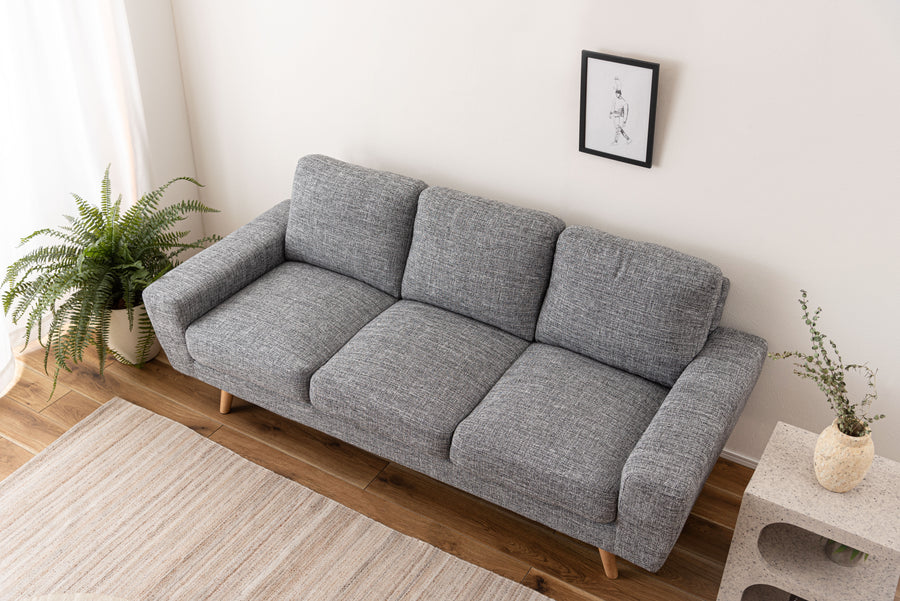 ルシア 3人掛 グレー