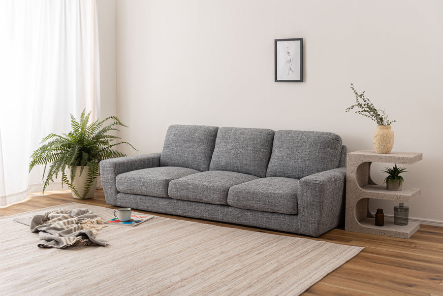 ルシア 3人掛 グレー