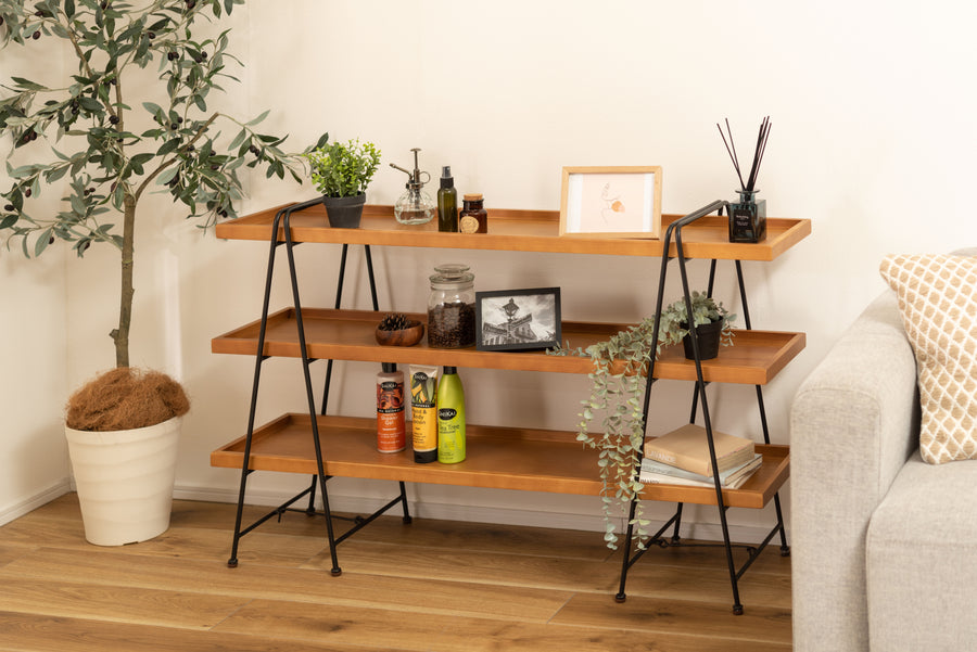 Folding Shelf 3D Brown