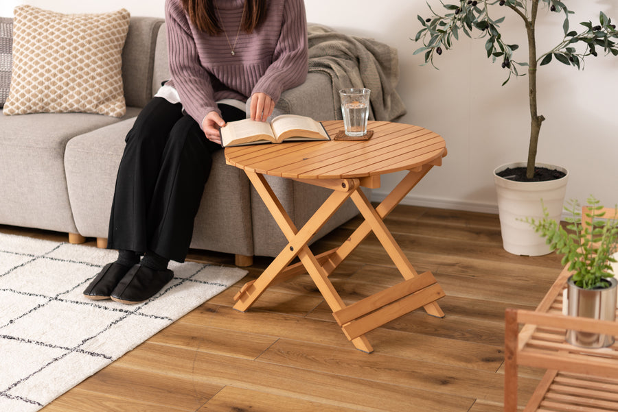 Folding Table L Natural