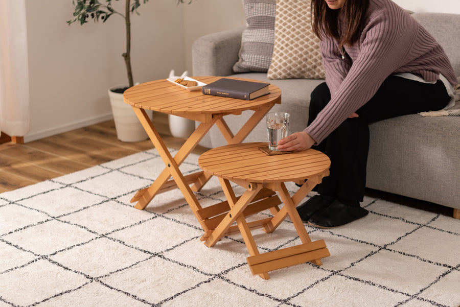 Folding Table L Natural