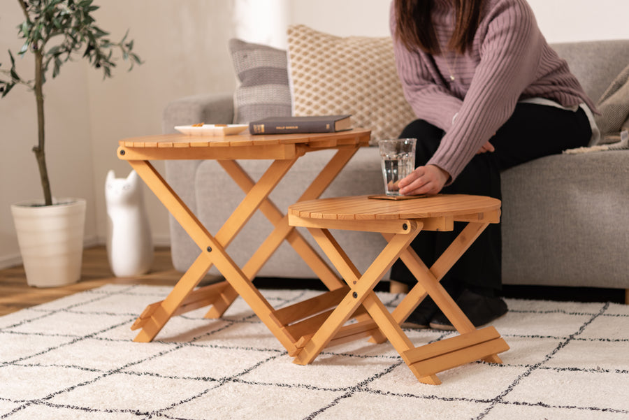 Folding Table L Natural