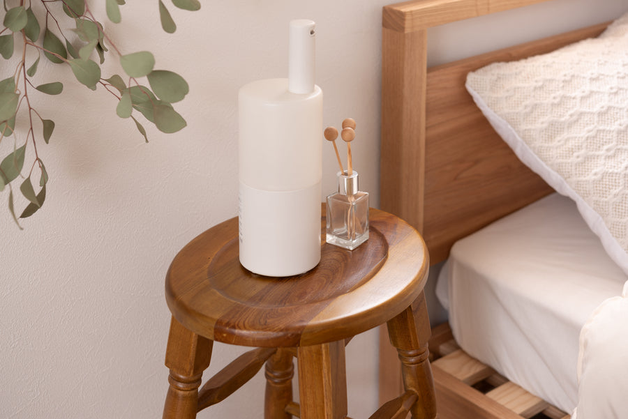 オーバルハイスツール ブラウン