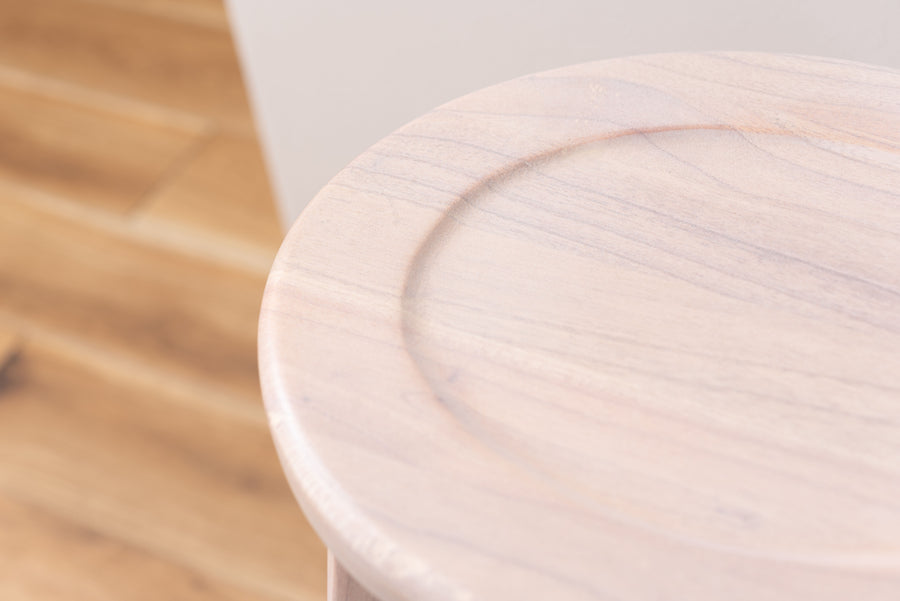 オーバルハイスツール ホワイト