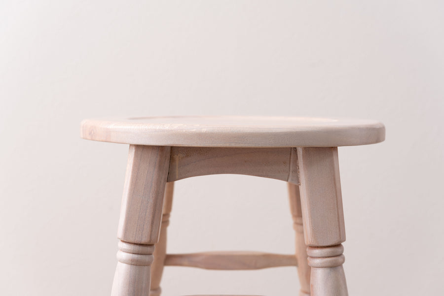 オーバルハイスツール ホワイト