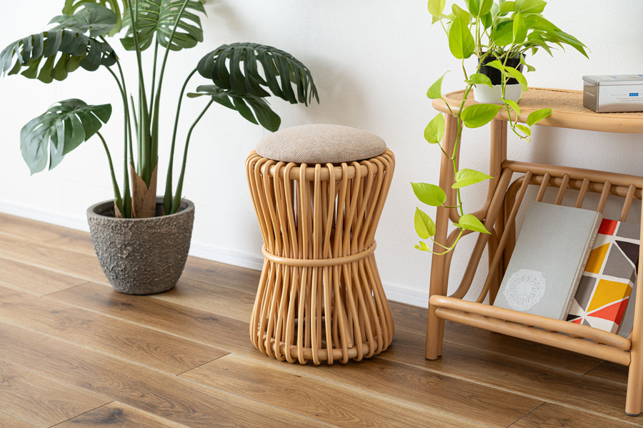 ラウンドスツール ナチュラル