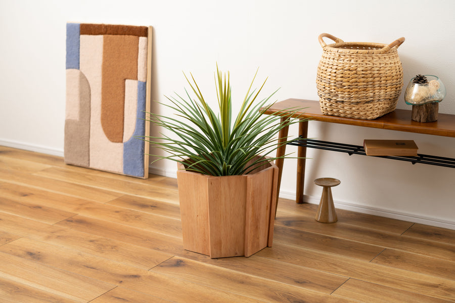 Wood Planter S Natural