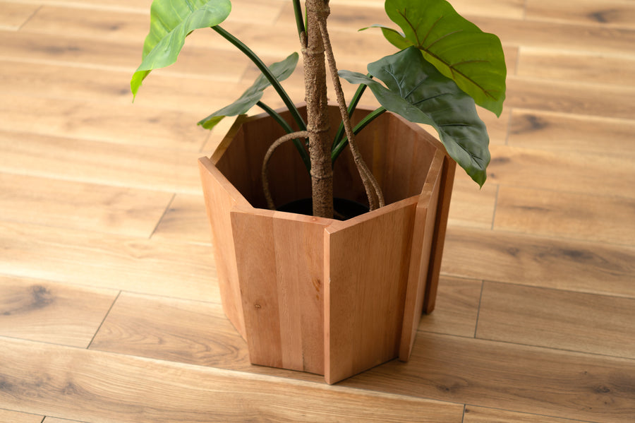 Wood Planter S Natural