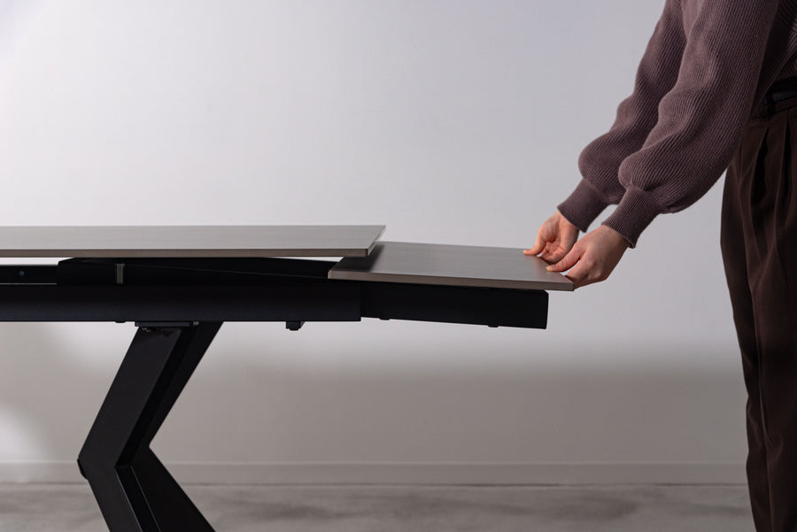 エクステンションテーブル グレー