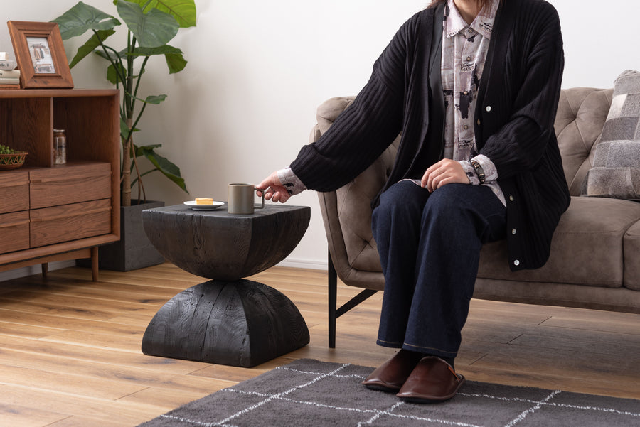 Side table, black