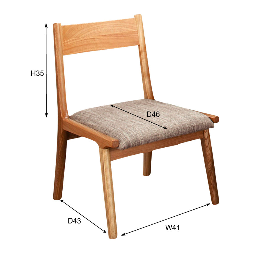 モタ ダイニングチェア ナチュラル
