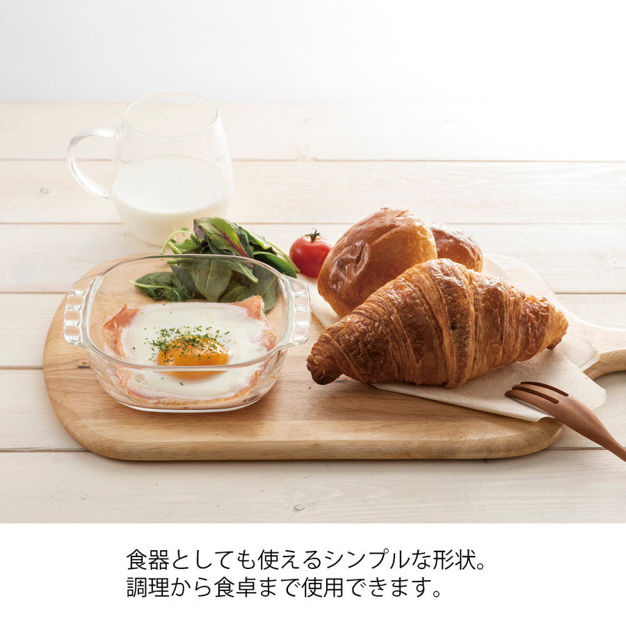 Heat-resistant glass toaster plate 400