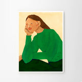 Hanna Peterson Green Guise 70×100cm