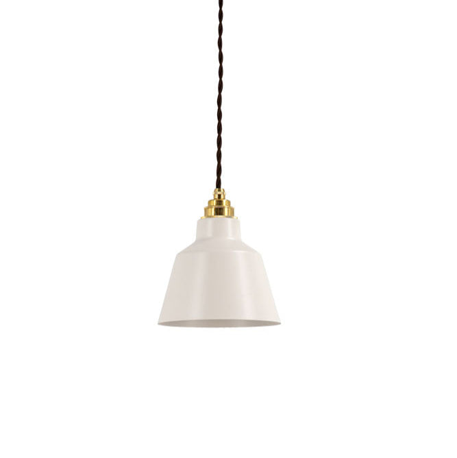 Korat Pendant Brass/White with Remote Control Bulb
