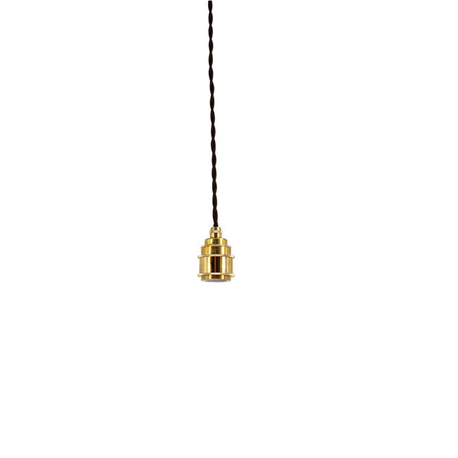1-light pendant light, brass