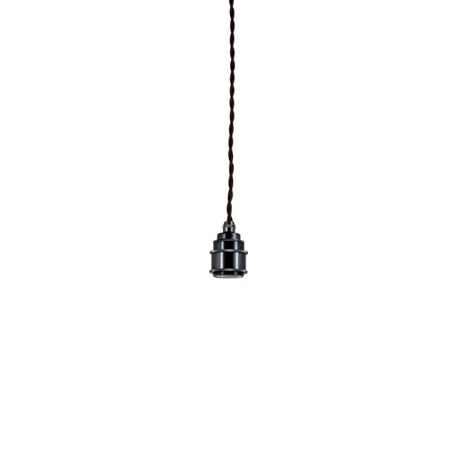 1-light pendant light, black