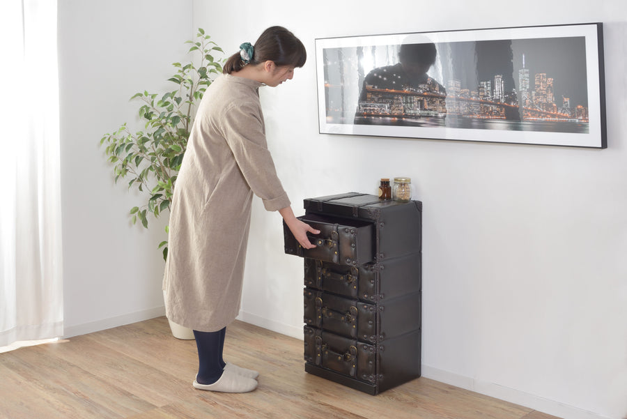 チェスト4D ダークブラウン