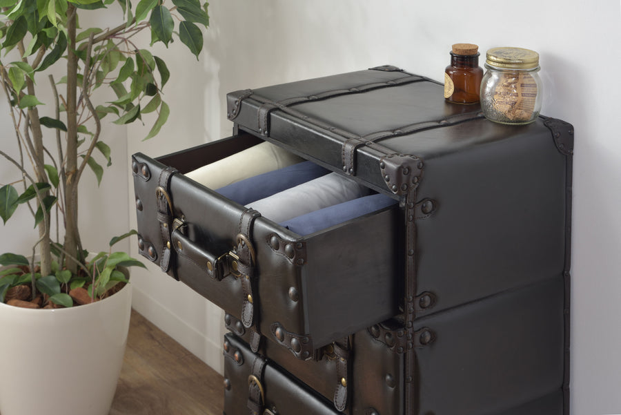 チェスト4D ダークブラウン