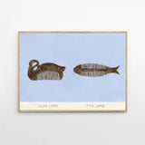 Isabelle Vandeplassche Swan and Fish Comb A4